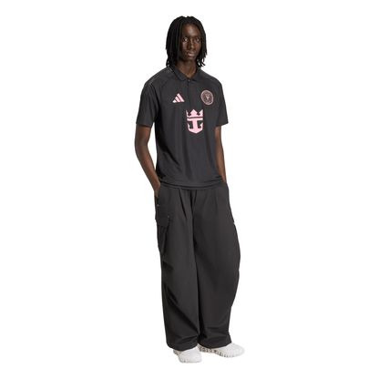 adidas Men's Replica Inter Miami Away Jersey 2026- Black/ Bliss Pink