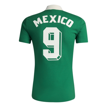 Men's Replica adidas Mexico Home Jersey 1986