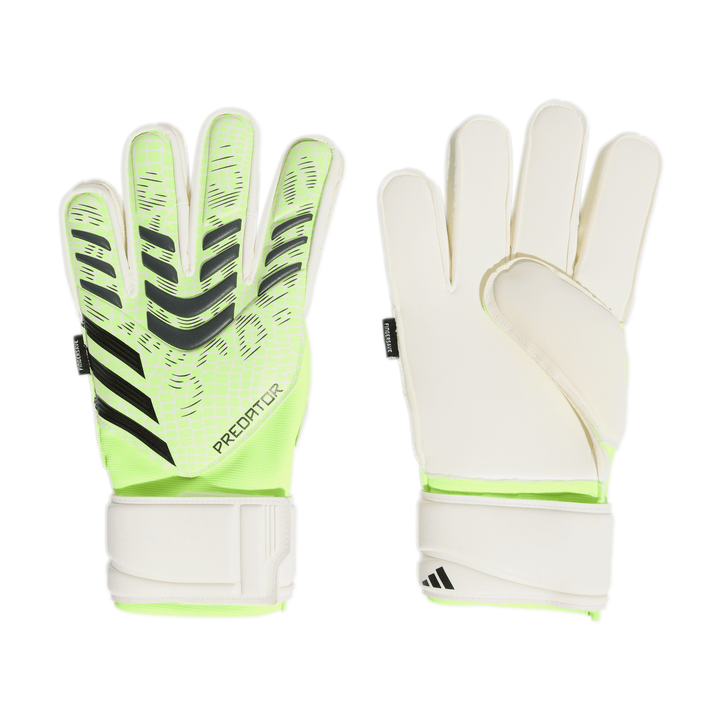 adidas Predator Match Finger save Goalkeeper Gloves - Luclem/ Black/ White