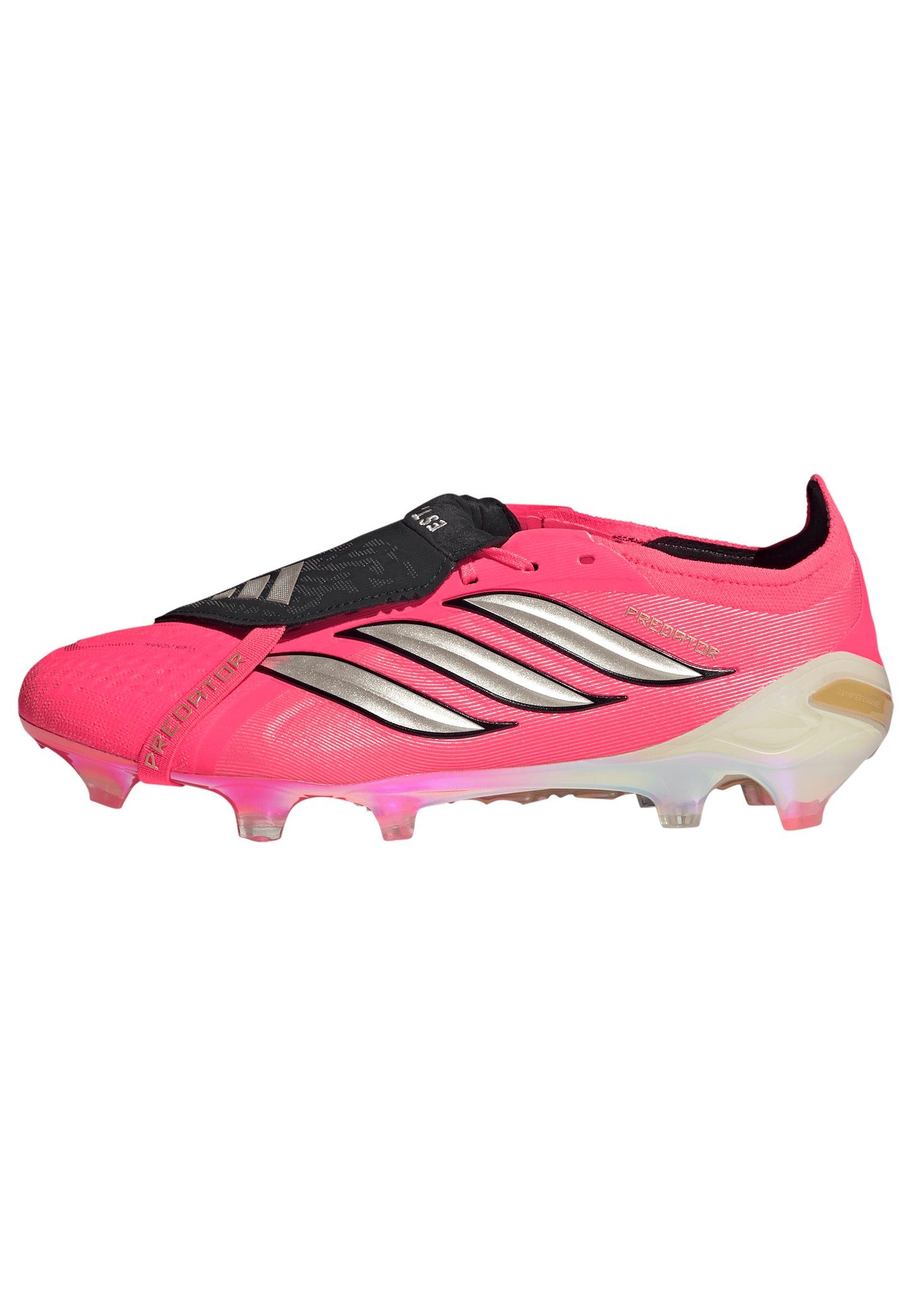 adidas Predator Elite Fold Tongue T FG Firm Ground - Solar Turbo / Thermal Chrome / Core Black