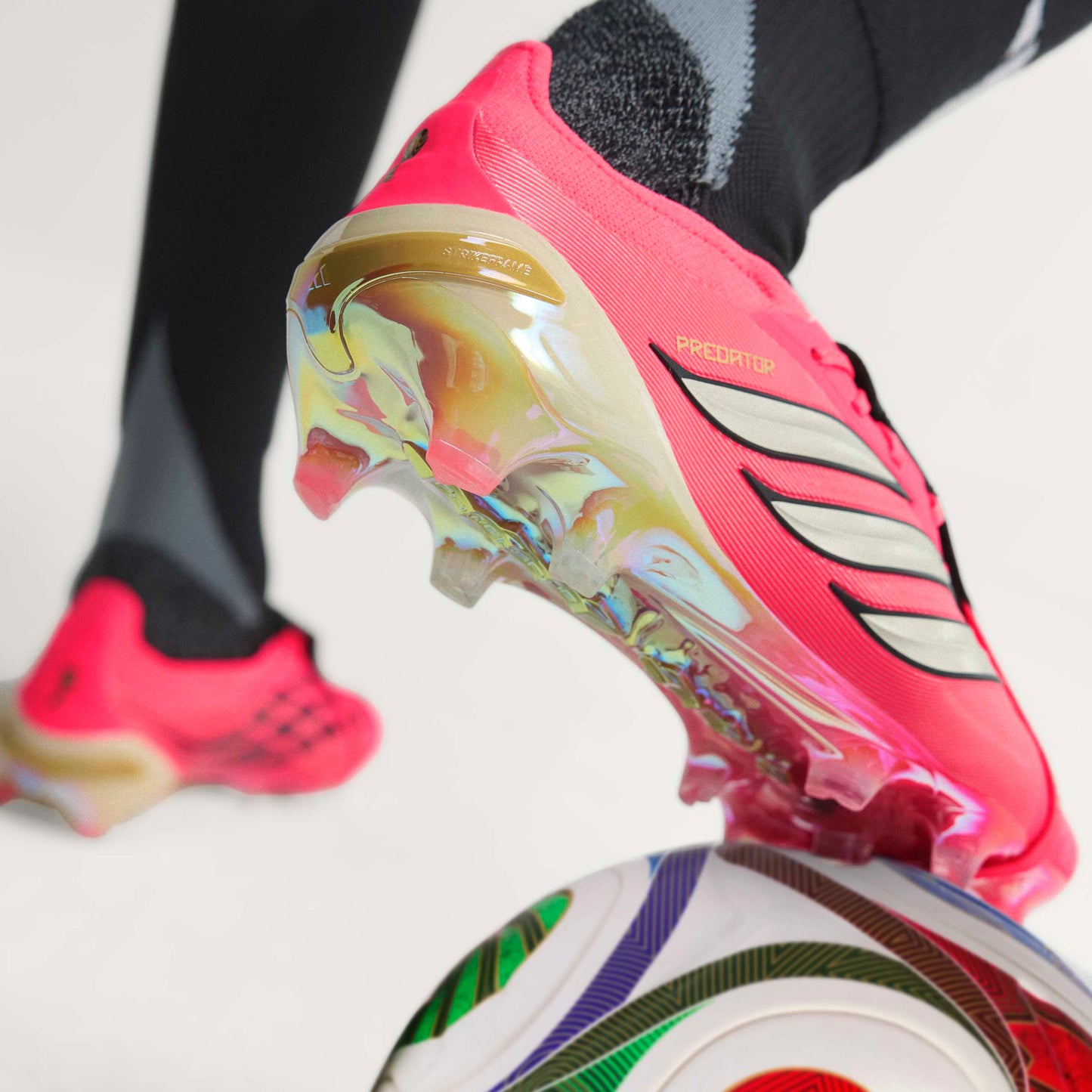 adidas Predator Elite Fold Tongue T FG Firm Ground - Solar Turbo / Thermal Chrome / Core Black