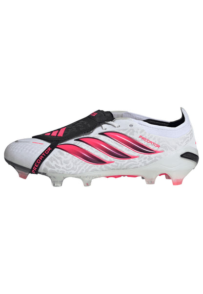 adidas Predator Elite FoldTongue FT FG Firm Ground Soccer Cleats - Ftwr White/Solar Turbo/Core Black
