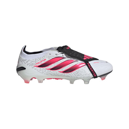 adidas Predator Elite FoldTongue FT FG Firm Ground Soccer Cleats - Ftwr White/Solar Turbo/Core Black