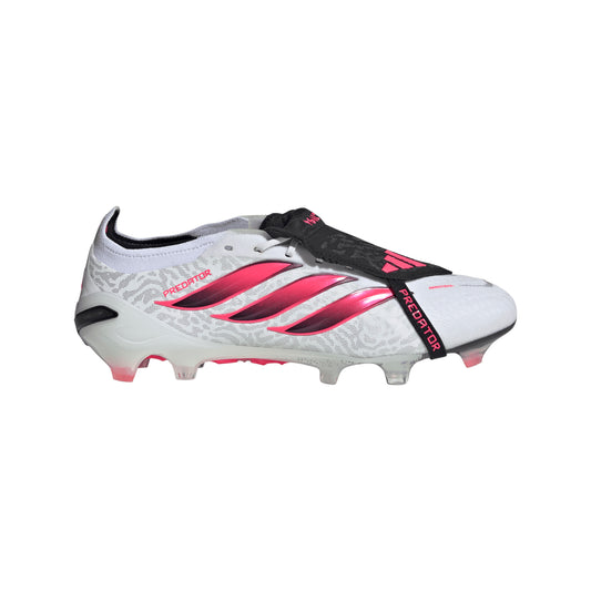 adidas Predator Elite FoldTongue FT FG Firm Ground Soccer Cleats - Ftwr White/Solar Turbo/Core Black