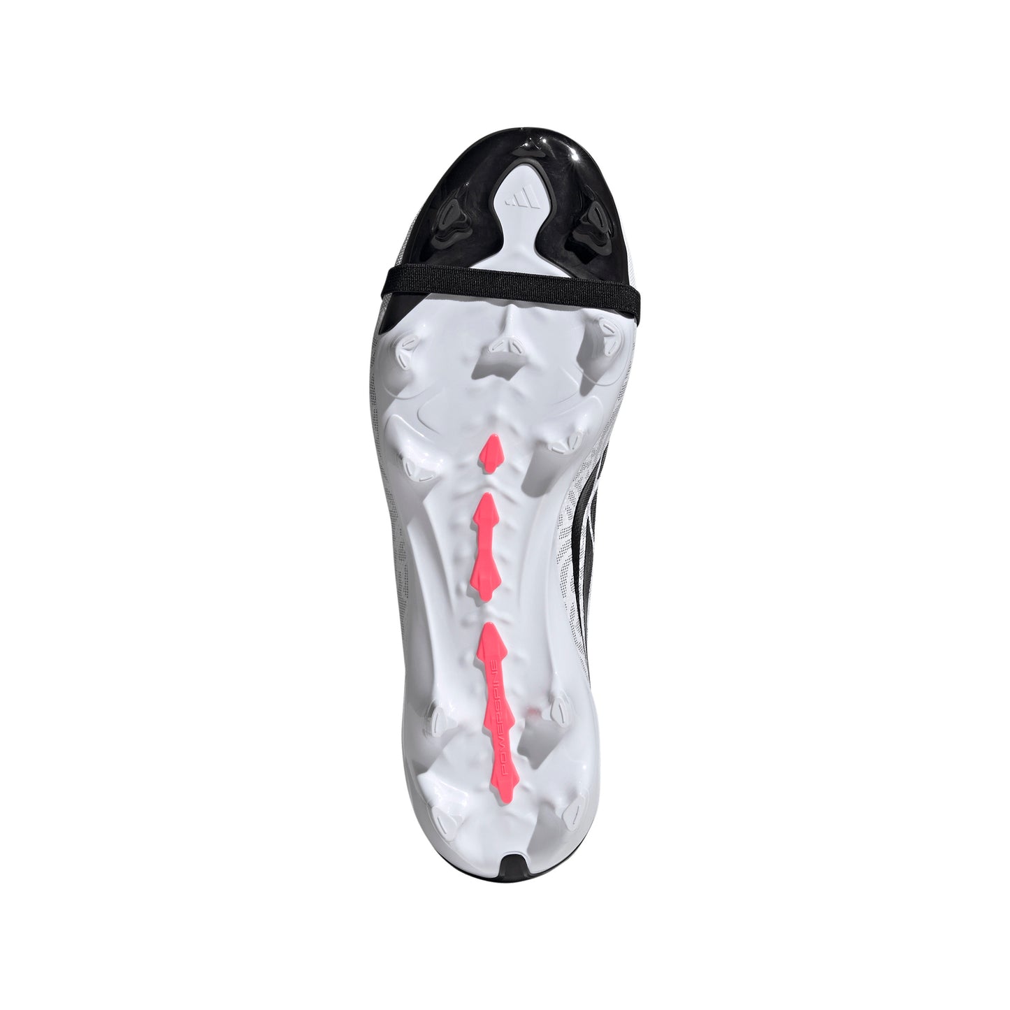 adidas Predator League FT FoldTongue FG Firm Soccer Cleats - Ftwr White/Solar Turbo/Core Black