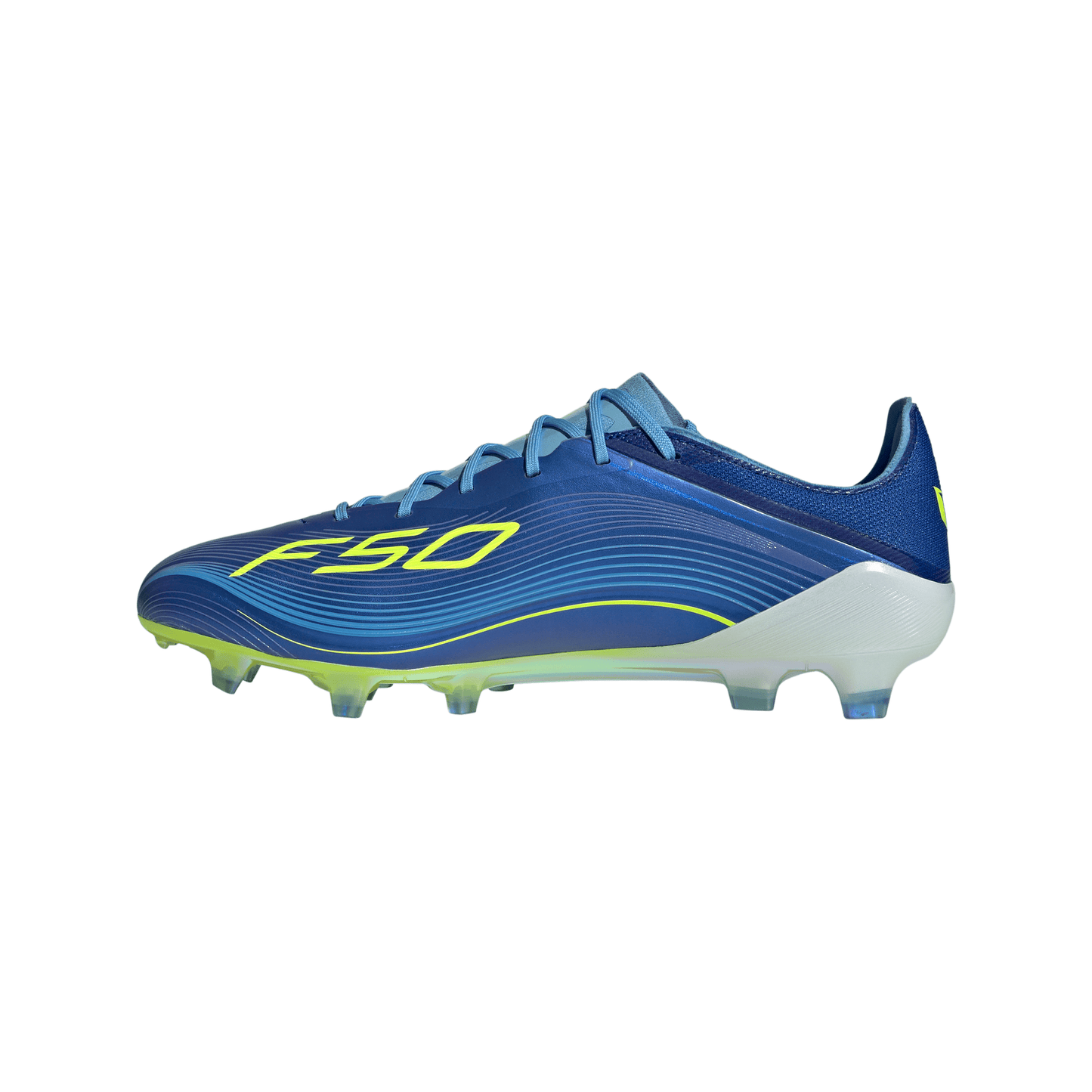 adidas F50 Messi Elite FG Firm Ground - 	Team Royal Blue/Solar Yellow/Semi Blue Burst