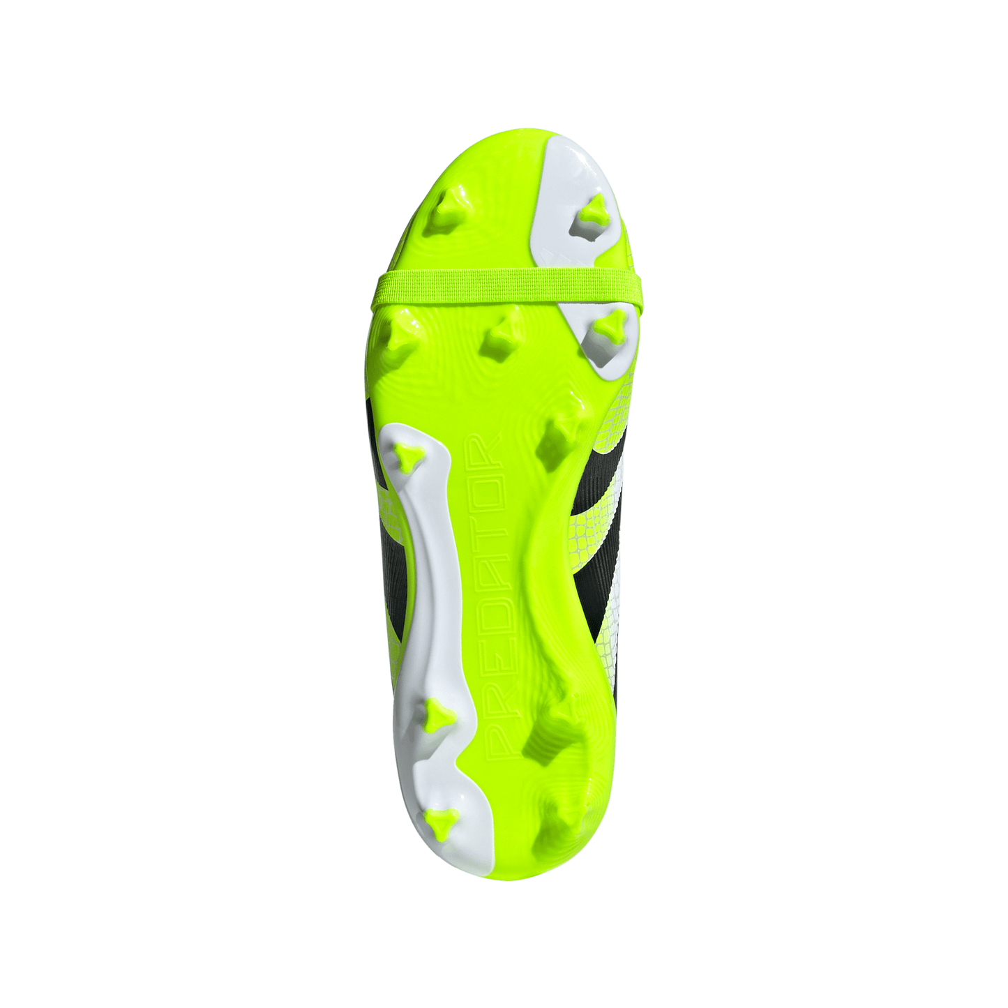 adidas Junior Predator League FT Fold Tongue FG Firm Ground Soccer Shoes  - FTWhite/ CBlack/ Luclem