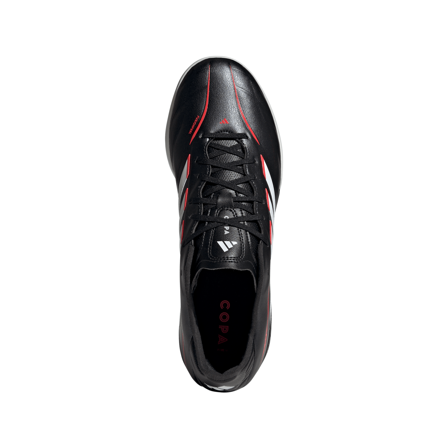 adidas Copa Pure IV League TF Turf Soccer Cleats- Core Black / Cloud White / Lucid Red