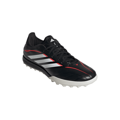 adidas Copa Pure IV League TF Turf Soccer Cleats- Core Black / Cloud White / Lucid Red