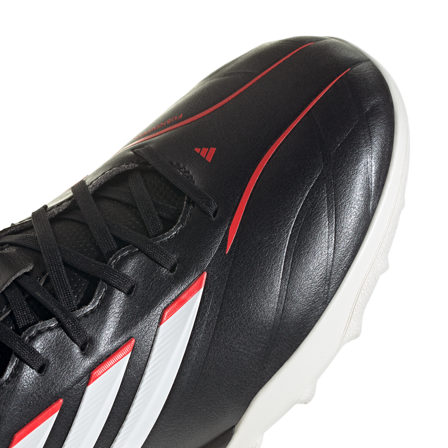 adidas Copa Pure IV League TF Turf Soccer Cleats- Core Black / Cloud White / Lucid Red