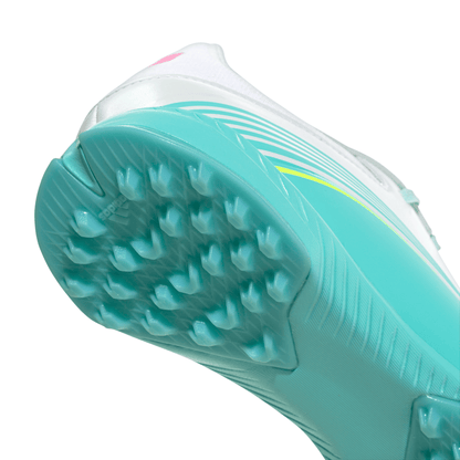 adidas F50 League TF Turf Shoes MESSI - FTWhite/ Lucid Pink/ Flash Aqua