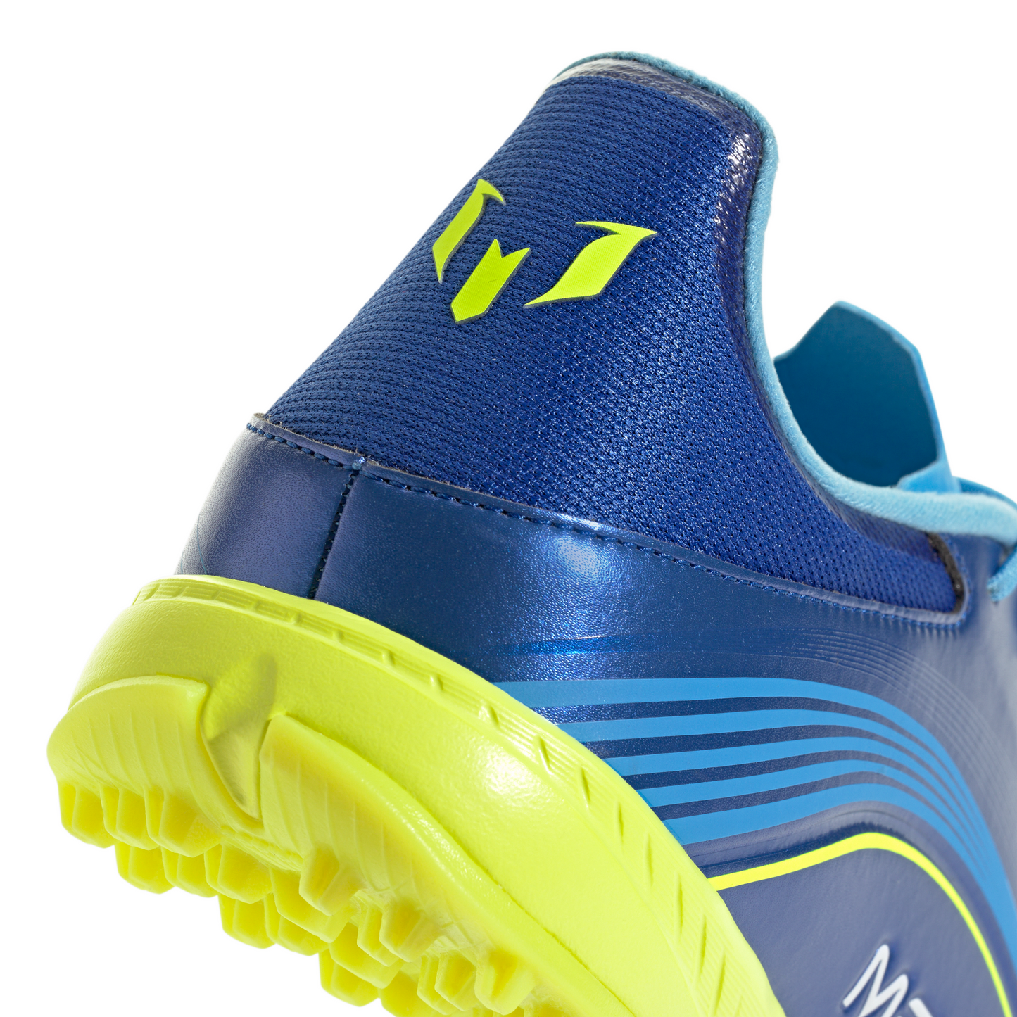 adidas F50 Messi League TF Turf Soccer Shoes - Team Royal Blue/Solar Yellow/Semi Blue Burst