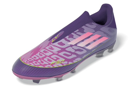 adidas F50 League LL LY Lamine Yamal FG Firm Ground Soccer Cleats - Purple / Unity purple/ FTwr white/ Lucid Lemon