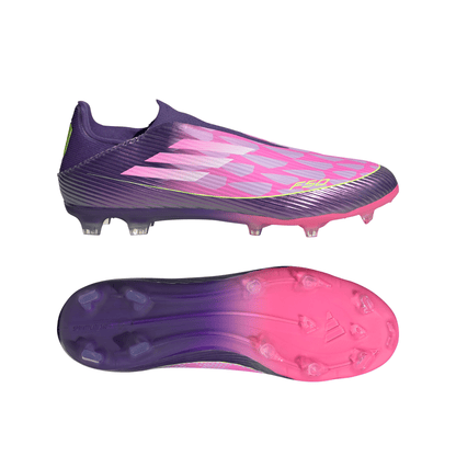 adidas F50 League LL LY Lamine Yamal FG Firm Ground Soccer Cleats - Purple / Unity purple/ FTwr white/ Lucid Lemon