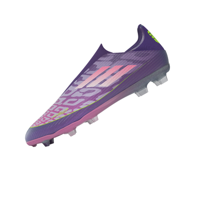 adidas F50 League LL LY Lamine Yamal FG Firm Ground Soccer Cleats - Purple / Unity purple/ FTwr white/ Lucid Lemon