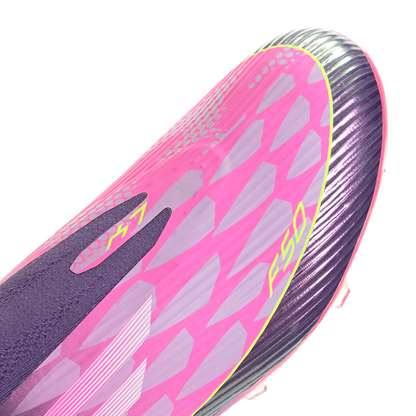 adidas F50 League LL LY Lamine Yamal FG Firm Ground Soccer Cleats - Purple / Unity purple/ FTwr white/ Lucid Lemon
