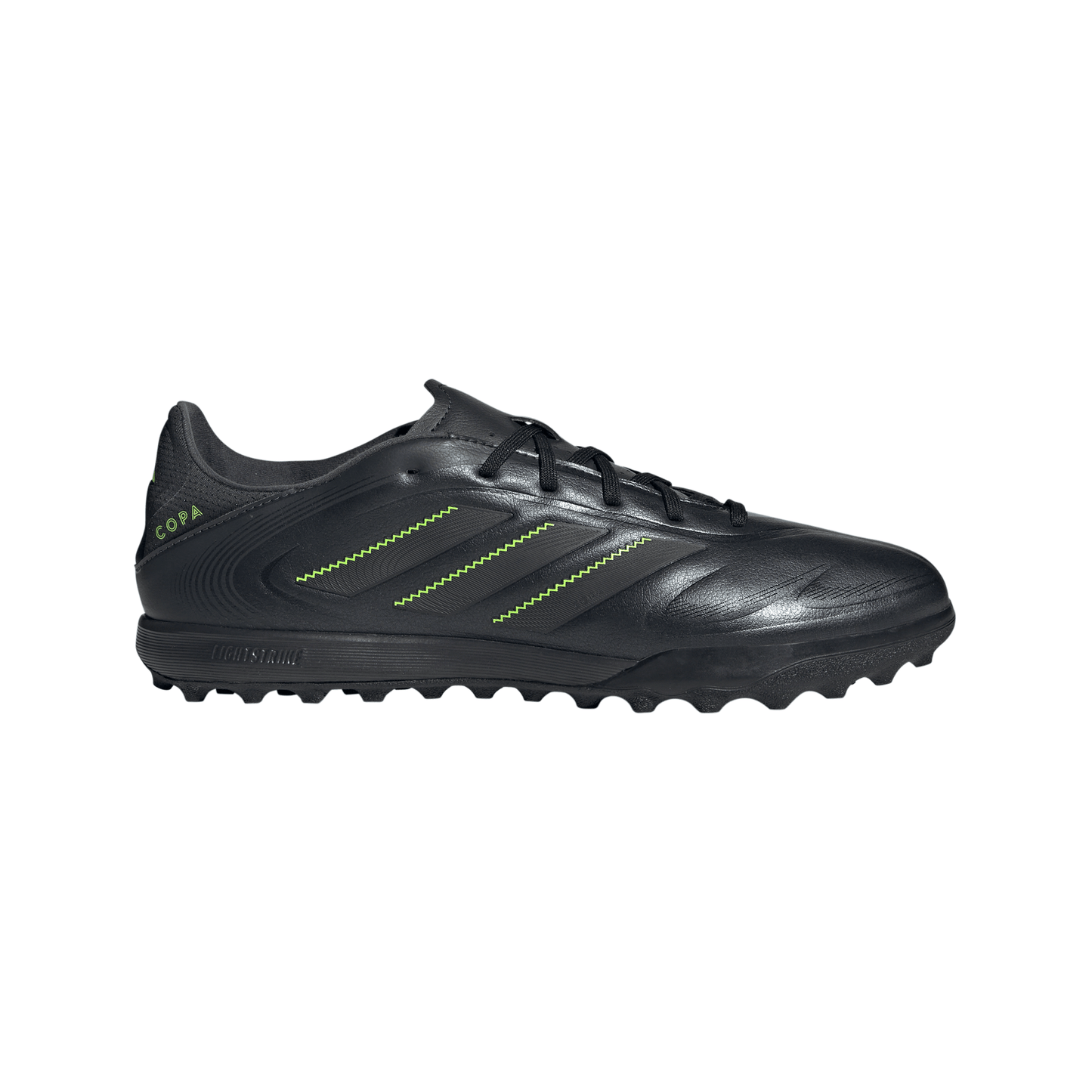 Copa Pure lll League TF Turf Soccer Shoes - Core Black/Carbon/Lucid Lemon