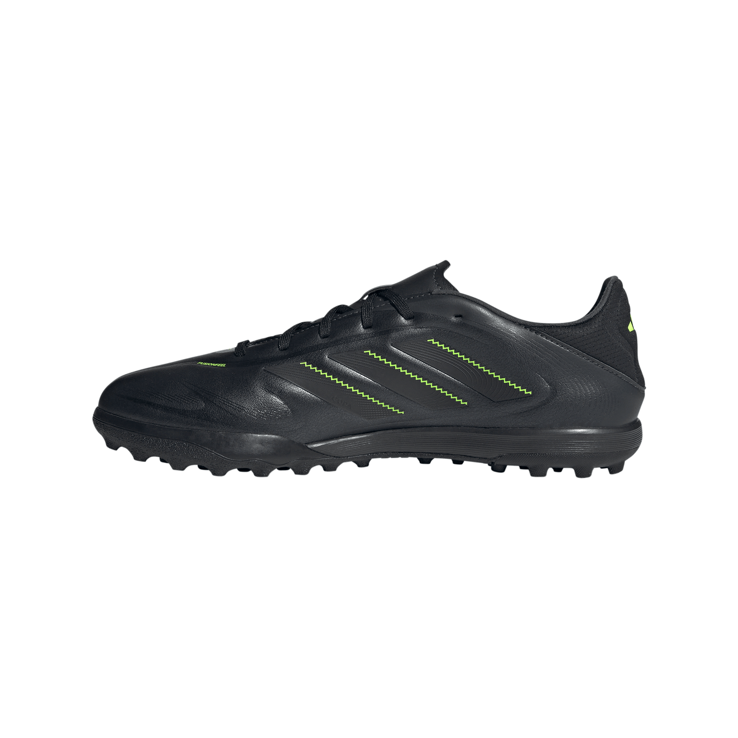 Copa Pure lll League TF Turf Soccer Shoes - Core Black/Carbon/Lucid Lemon