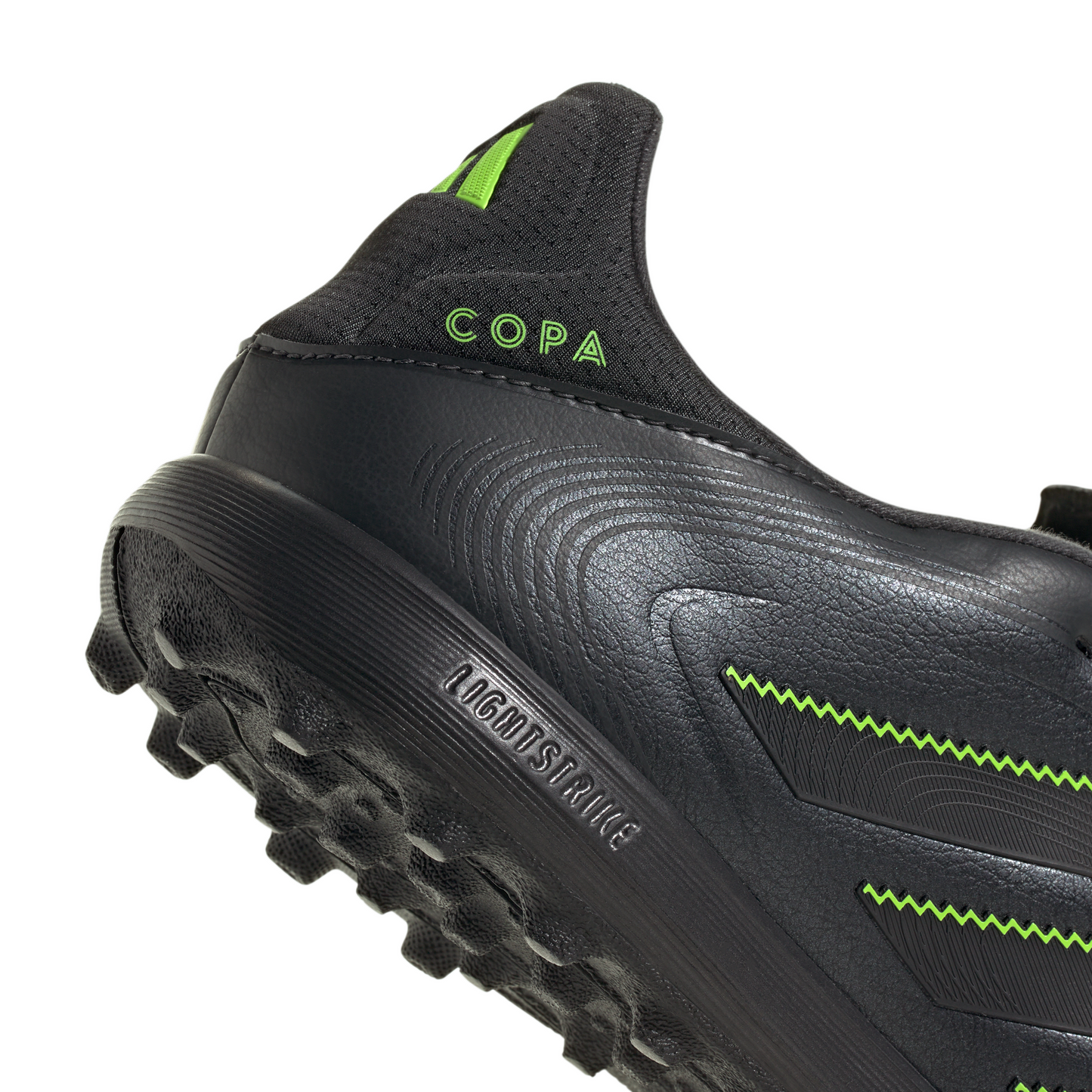 Copa Pure lll League TF Turf Soccer Shoes - Core Black/Carbon/Lucid Lemon