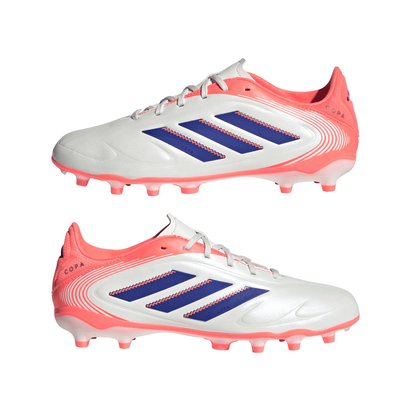 adidas Junior Copa Pure lll League FG Firm Ground Cleats - OWhite /Lublu /SigCor