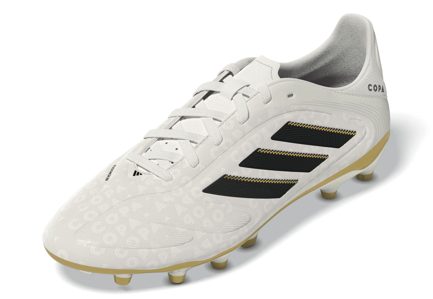 adidas Junior Copa Pure lll League FG Firm Ground Cleats - Ftwr White/Core Black/Gold Met