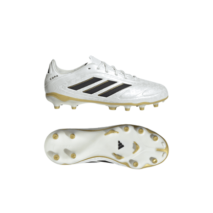 adidas Junior Copa Pure lll League FG Firm Ground Cleats - Ftwr White/Core Black/Gold Met