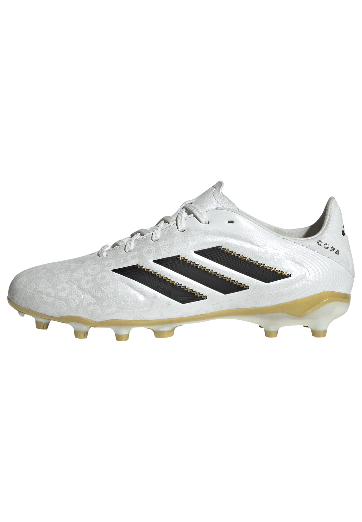 adidas Junior Copa Pure lll League FG Firm Ground Cleats - Ftwr White/Core Black/Gold Met