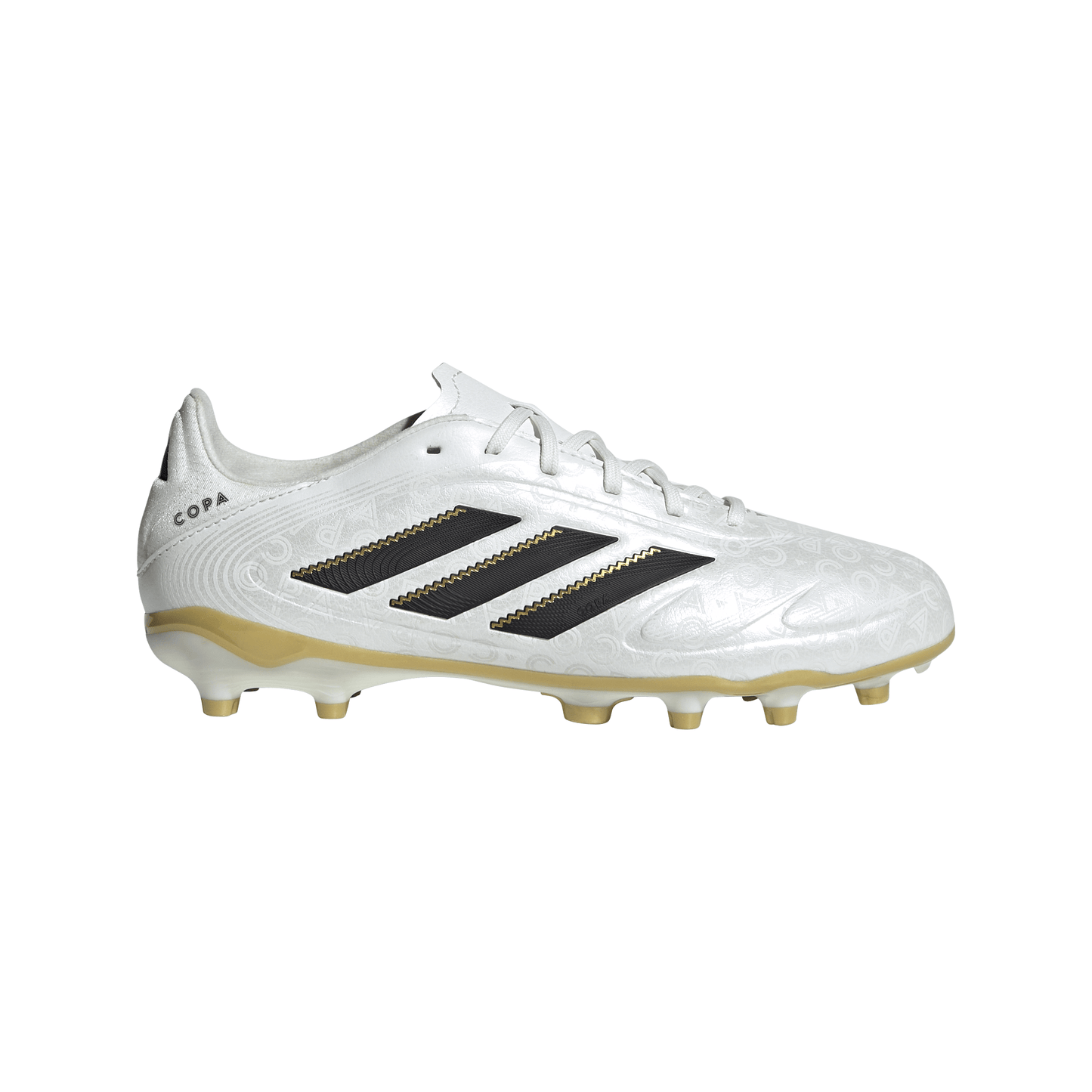 adidas Junior Copa Pure lll League FG Firm Ground Cleats - Ftwr White/Core Black/Gold Met