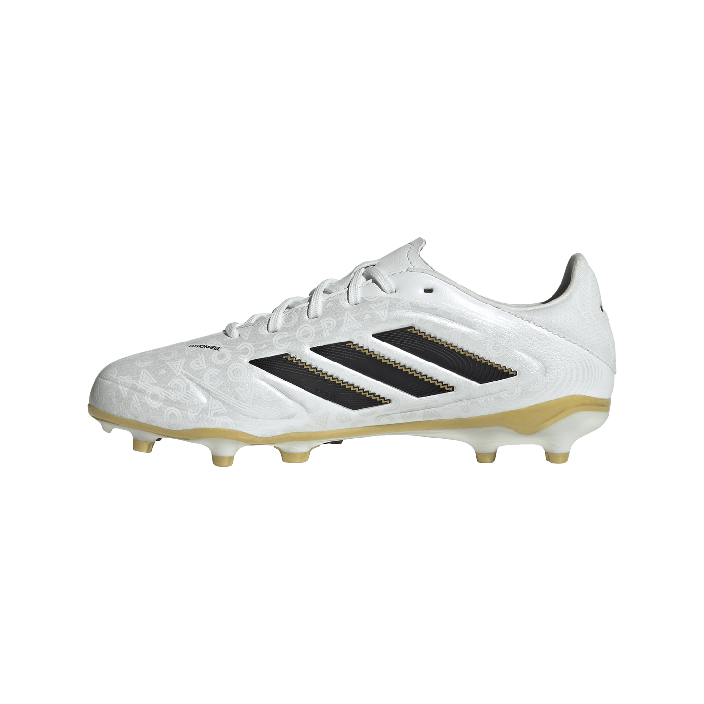 adidas Junior Copa Pure lll League FG Firm Ground Cleats - Ftwr White/Core Black/Gold Met