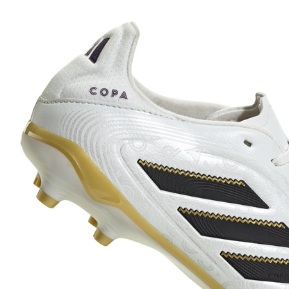 adidas Junior Copa Pure lll League FG Firm Ground Cleats - Ftwr White/Core Black/Gold Met