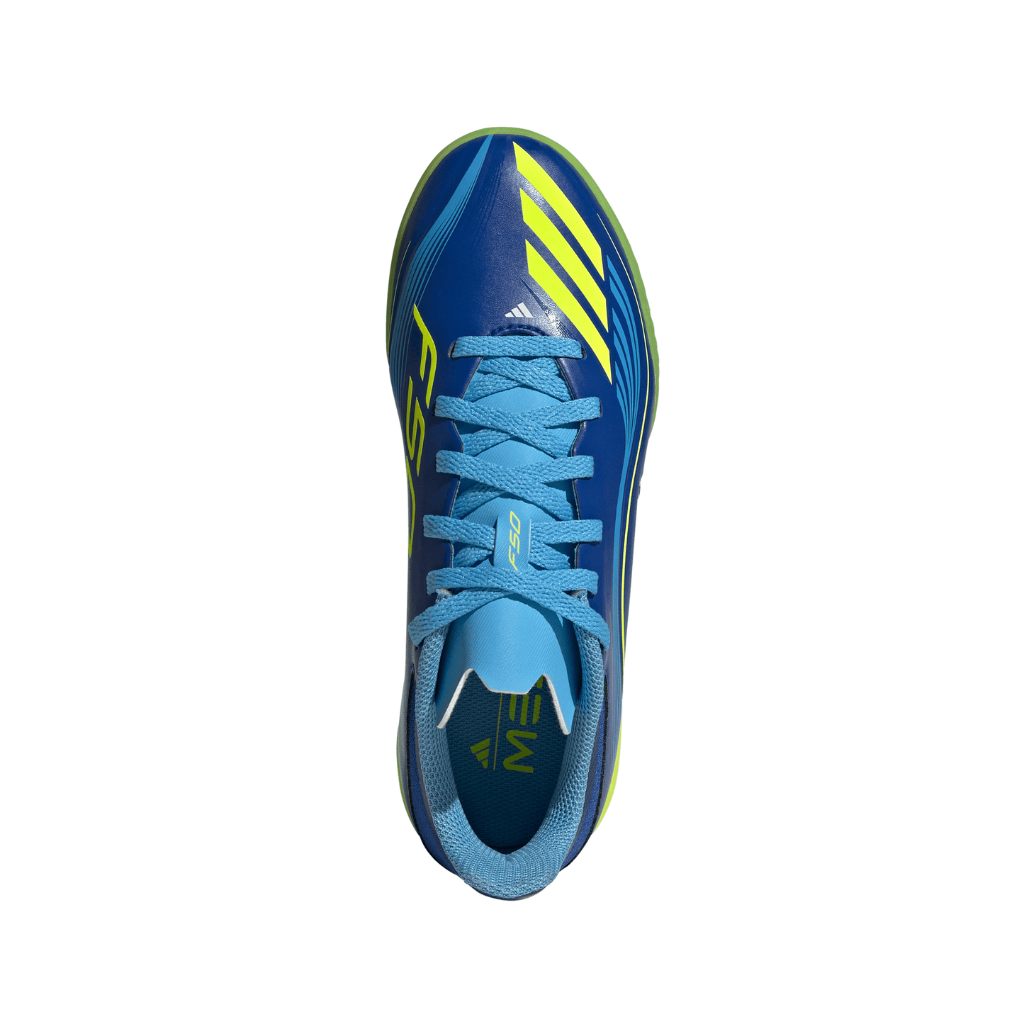 adidas F50 League MESSI TF Turf Junior- Team Royal Blue/ Solar Yellow/ Semi Blue Burst