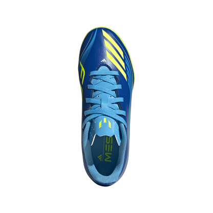 adidas F50 Club MESSI TF Turf Junior- Team Royal Blue/ Solar Yellow/ Semi Blue Burst