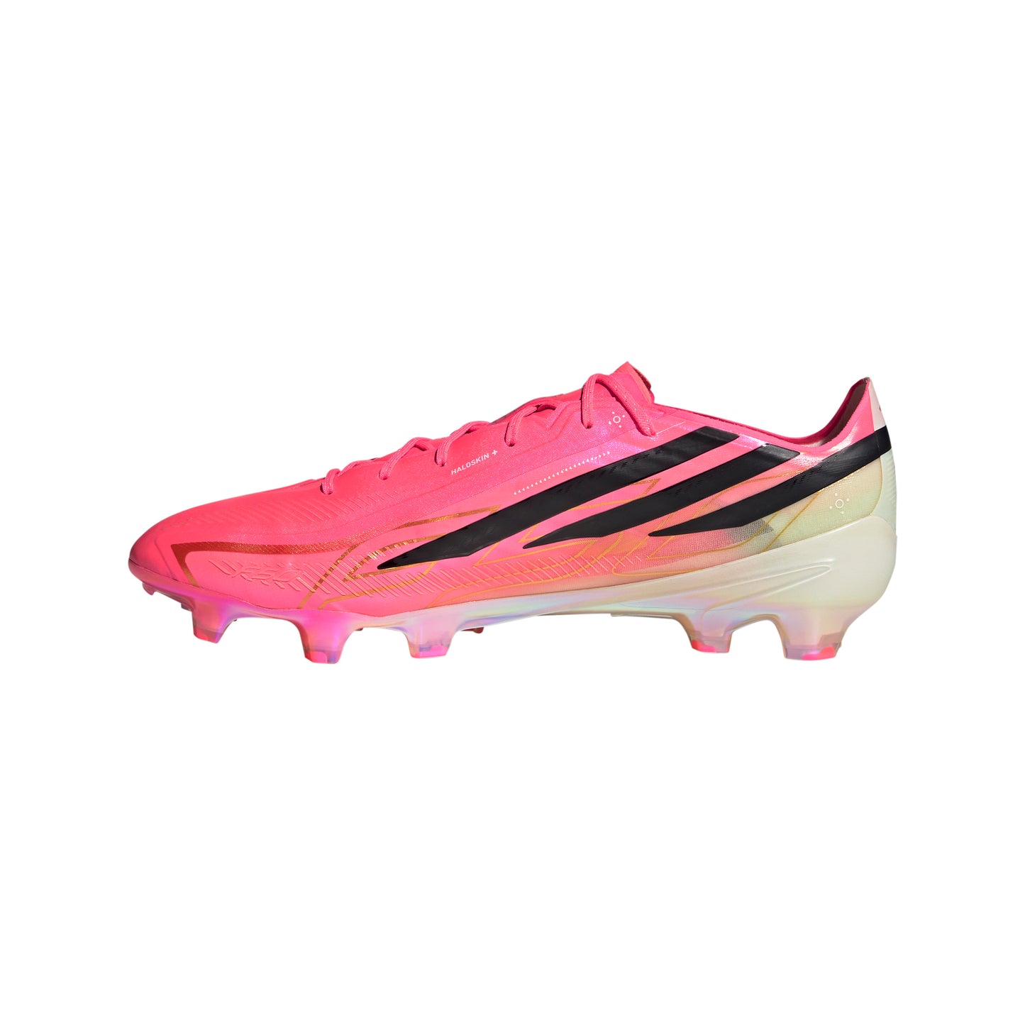 adidas F50 Hyperfast Elite FG Firm Ground Soccer Cleats - Soltur/CBlack/Goldmt
