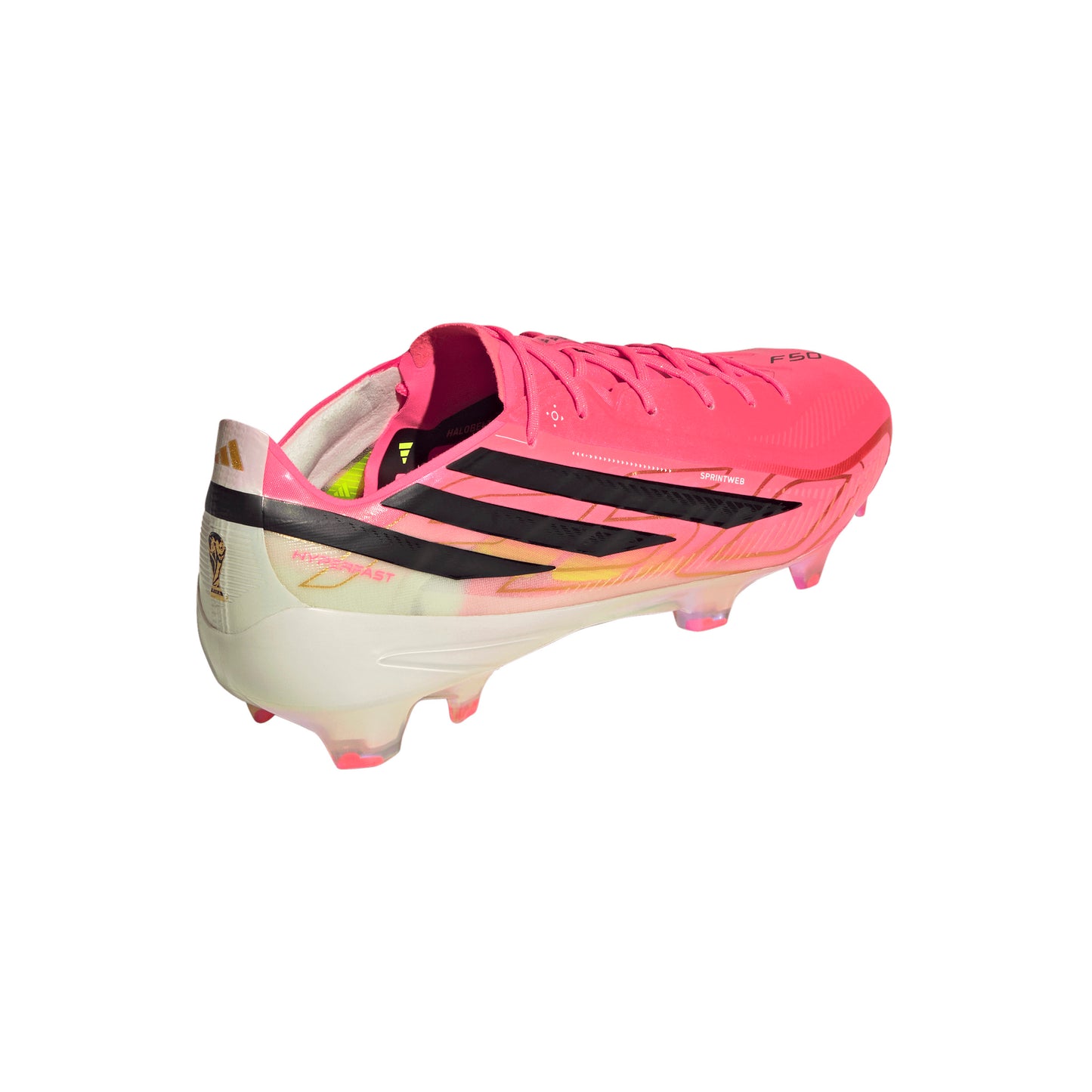 adidas F50 Hyperfast Elite FG Firm Ground Soccer Cleats - Soltur/CBlack/Goldmt