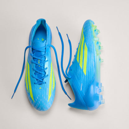 adidas F50 Elite FG Firm Ground Soccer Cleats - Blue/ Lucid Red/ Team Solar