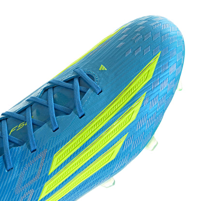 adidas F50 Elite FG Firm Ground Soccer Cleats - Blue/ Lucid Red/ Team Solar