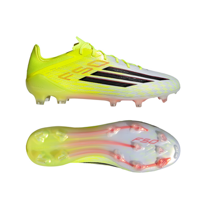 adidas F50 Elite FG Firm Ground Soccer Cleats - Tesoye/ CBlack/ Lucred