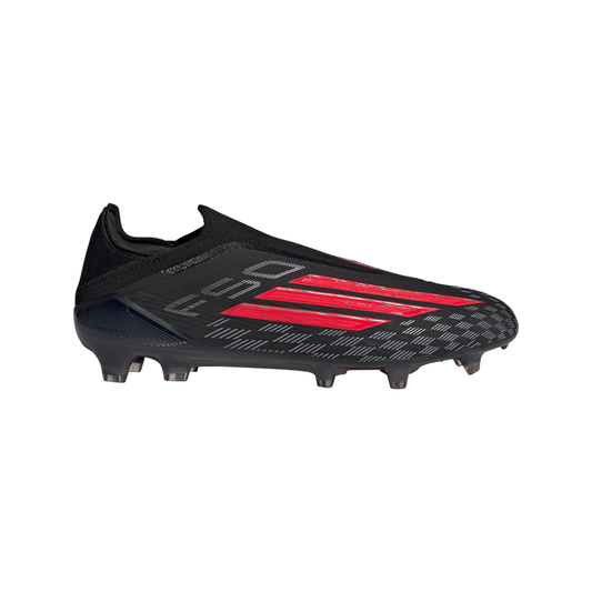 adidas F50 Elite Laceless FG Firm Ground Soccer Cleats - CBlack/ Lucred/ CBlack