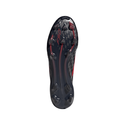 adidas F50 Elite Laceless FG Firm Ground Soccer Cleats - CBlack/ Lucred/ CBlack