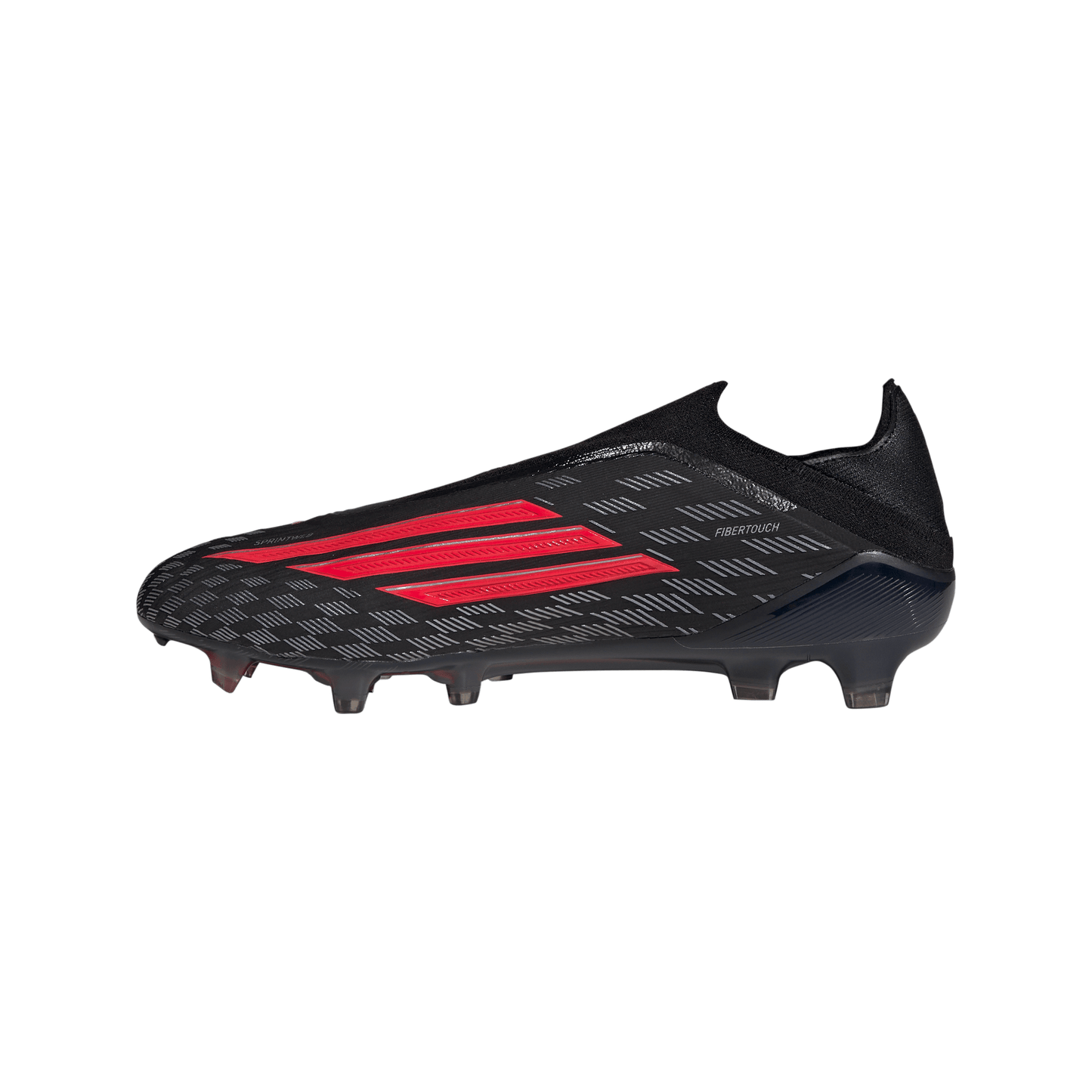 adidas F50 Elite Laceless FG Firm Ground Soccer Cleats - CBlack/ Lucred/ CBlack