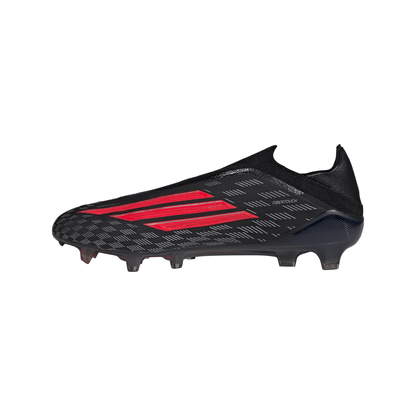 adidas F50 Elite Laceless FG Firm Ground Soccer Cleats - CBlack/ Lucred/ CBlack