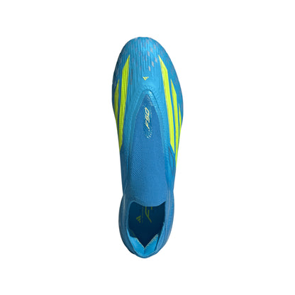 adidas F50 Elite Laceless FG Firm Ground Soccer Cleats - Blue/ Lucid Red/ Team Solar