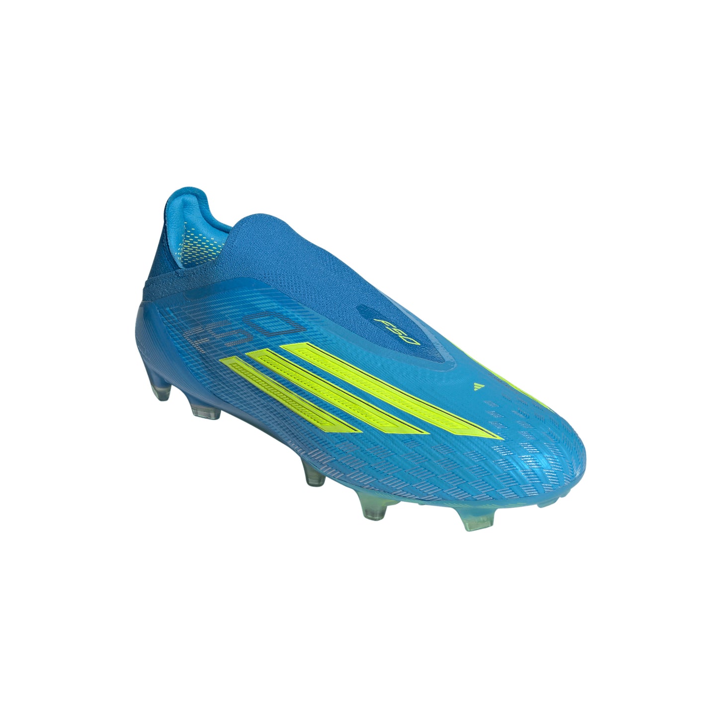 adidas F50 Elite Laceless FG Firm Ground Soccer Cleats - Blue/ Lucid Red/ Team Solar