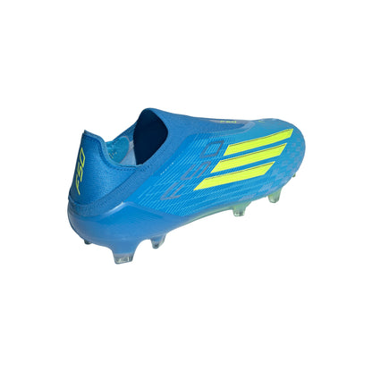 adidas F50 Elite Laceless FG Firm Ground Soccer Cleats - Blue/ Lucid Red/ Team Solar