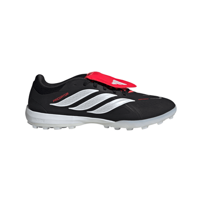 adidas Predator Pro FT TF Turf Soccer Shoes - CBlack/ FTWhite/ Lucred