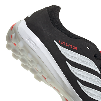 adidas Predator Pro FT TF Turf Soccer Shoes - CBlack/ FTWhite/ Lucred