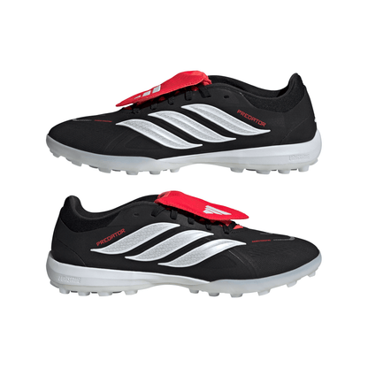 adidas Predator Pro FT TF Turf Soccer Shoes - CBlack/ FTWhite/ Lucred