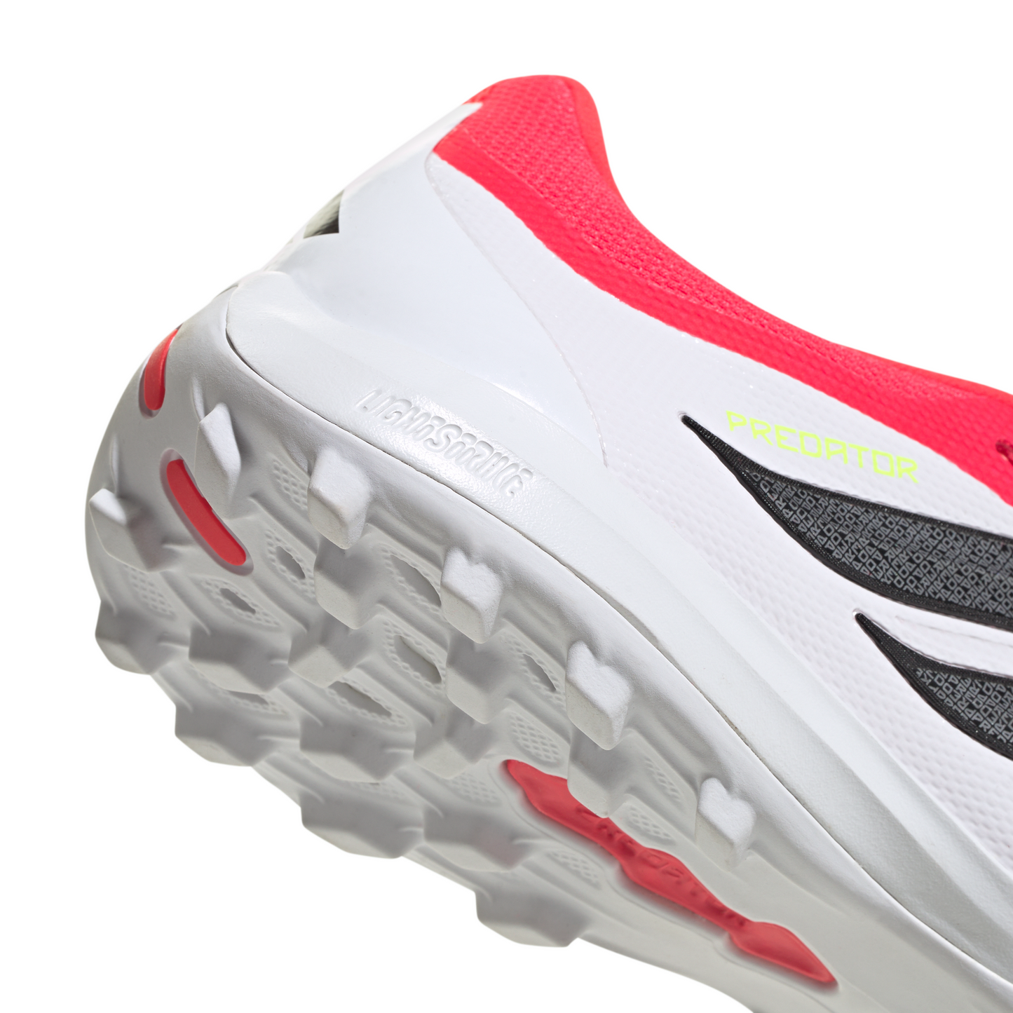 adidas Predator League FT TF Soccer Shoes - Lucred/Cblack/Ftwwht