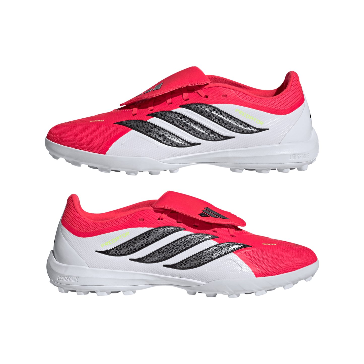 adidas Predator League FT TF Soccer Shoes - Lucred/Cblack/Ftwwht