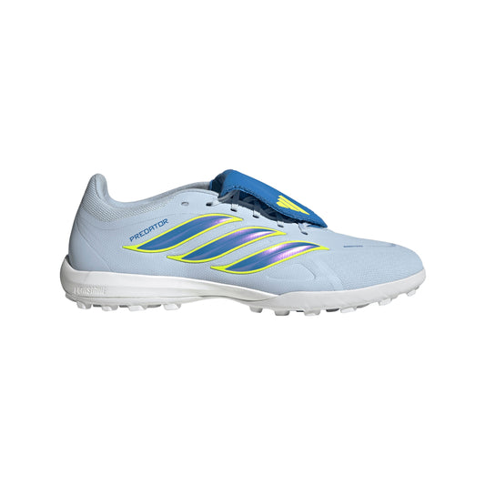 adidas Predator League FoldTongue Turf Soccer Cleats-  Crystal Sky/ Ray Blue/Team Solar Yellow 2